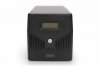 Digitus Zasilacz awaryjny UPS Line-Ineractive LCD, 1000VA/600W, 2x12V/7Ah, AVR, 4xSCHUKO, USB, RS232, RJ45